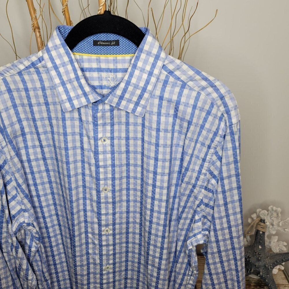 Bugatchi Uomo Button Up Mens Medium - image 3